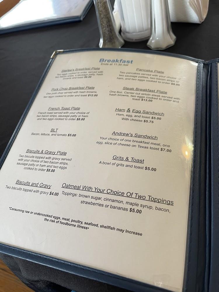 Starlee's Kitchen Menu image 1