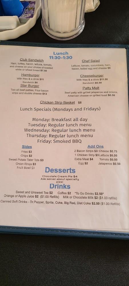 Starlee's Kitchen Menu image 2