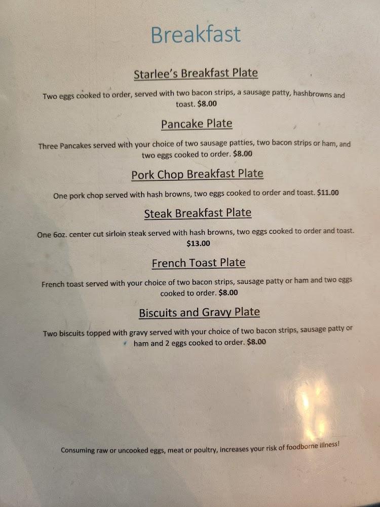 Starlee's Kitchen Menu image 4